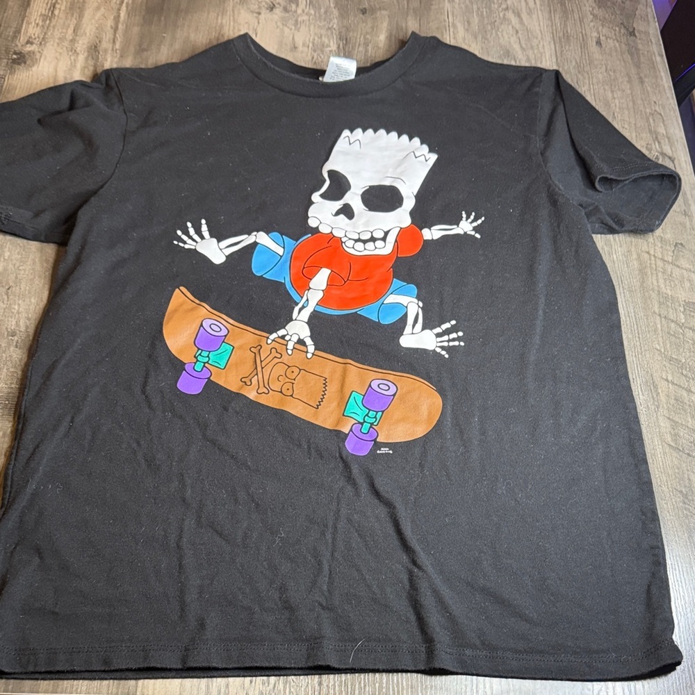 The Simpsons Black T-Shirt